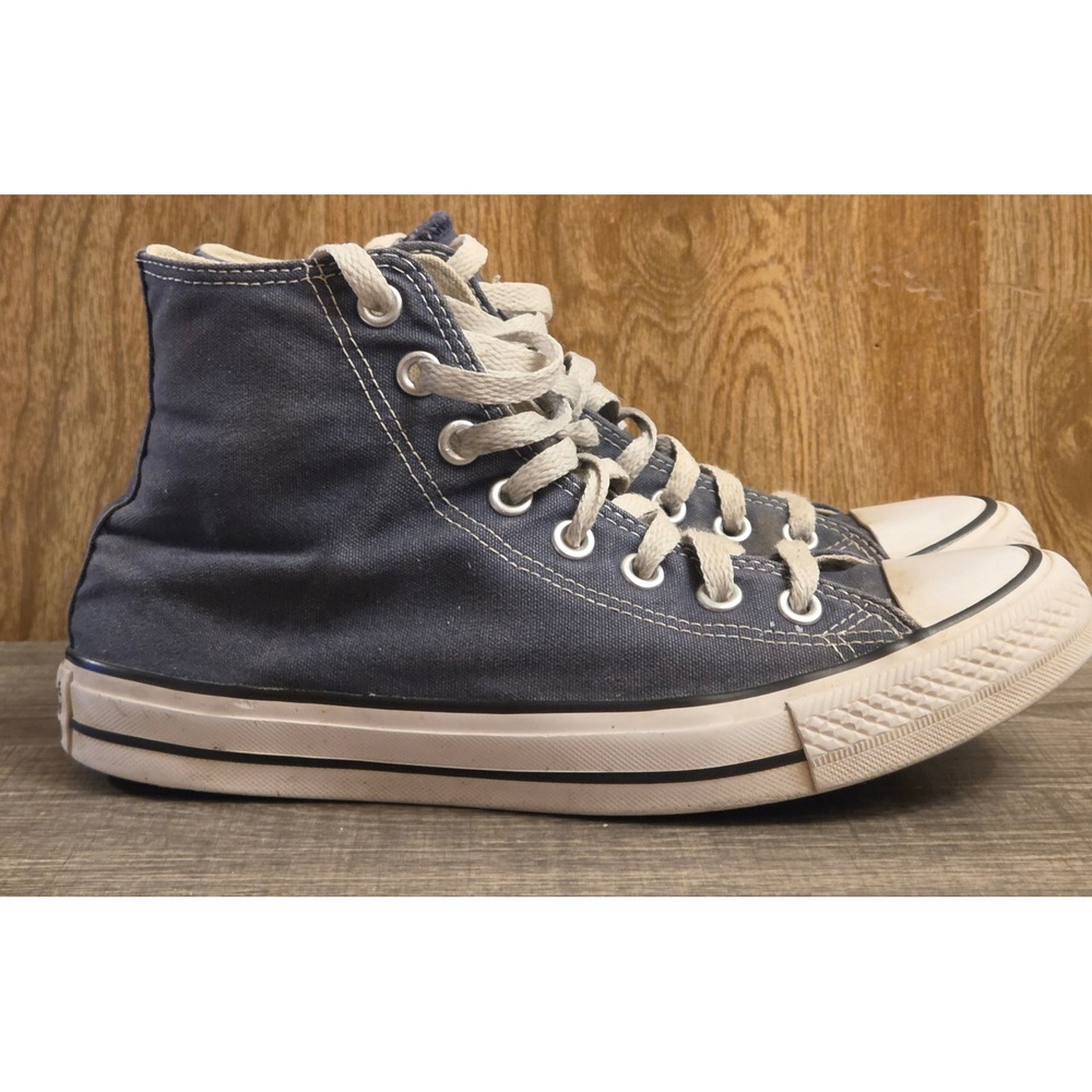 Converse High Top Shoes Sneakers Womens 8.5 Mens 6.6.5 Navy